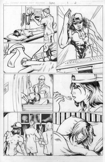 Second page of the Orphan Comic book "The Beginning". Created by Brandon McDaniel.