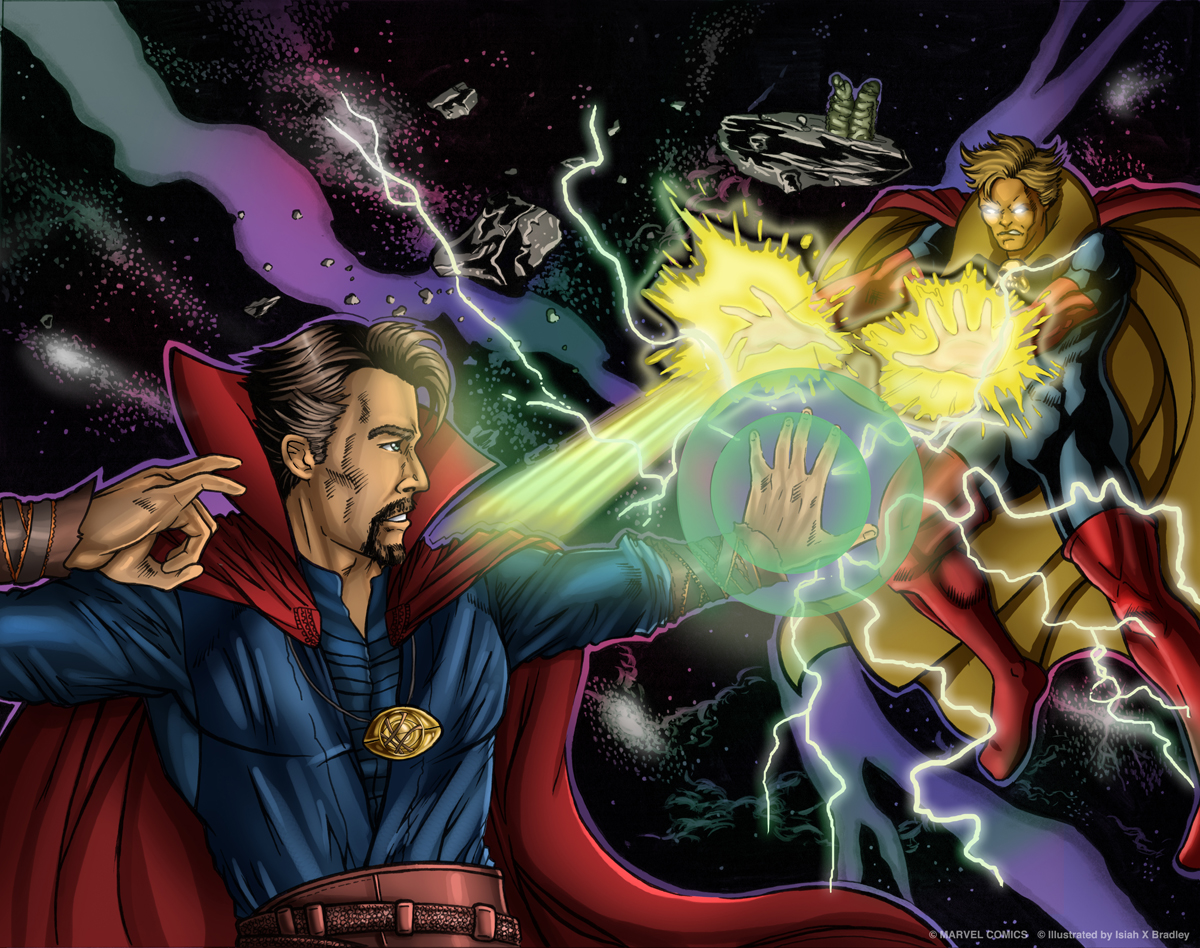 Superman vs adam warlock